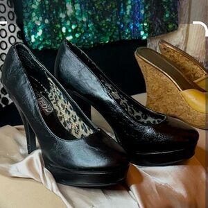 Black heels